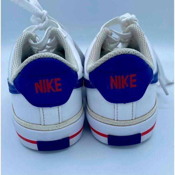 Nike Court Legacy GS Low Top White Royal Blue DA5380-107 Youth Athletic Size 4Y - Picture 3 of 5